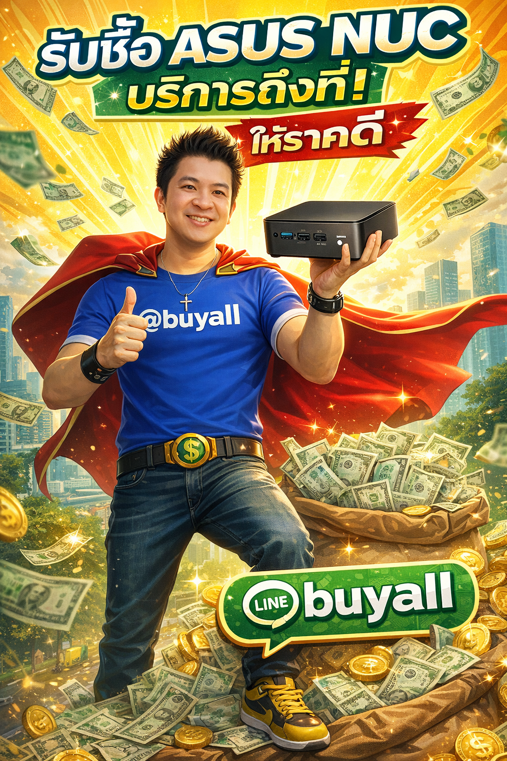 ภาพประชาสัมพันธ์บริการรับซื้อ Asus NUC ของ รับซื้อกรุงเทพ.com พร้อม Line @buyall และเบอร์ติดต่อ 091-1206831
