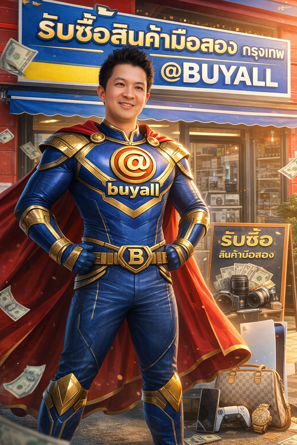 ภาพประชาสัมพันธ์บริการรับซื้อสินค้ามือสองของ รับซื้อกรุงเทพ.com พร้อม Line @buyall และเบอร์ติดต่อ 091-1206831