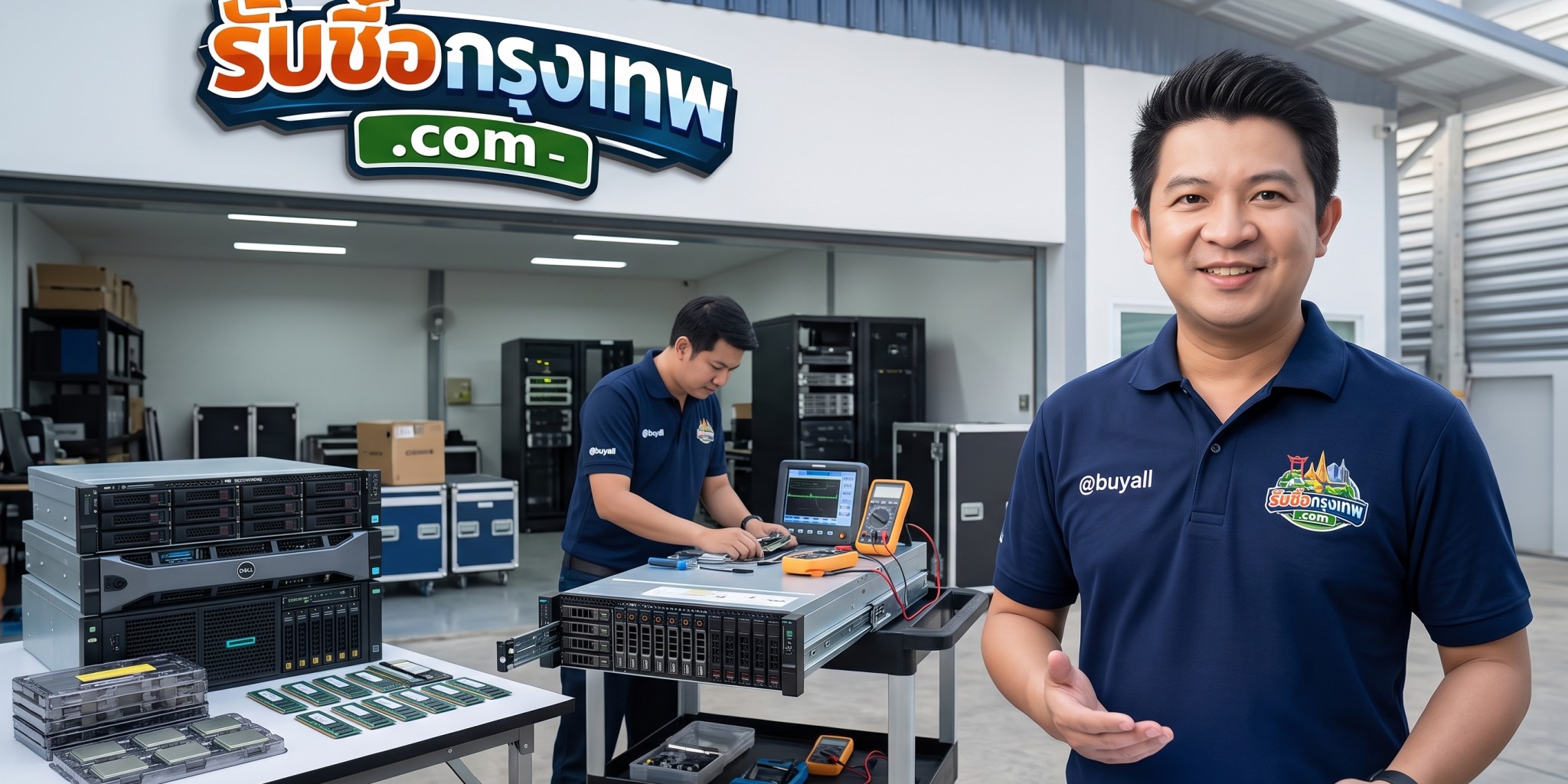 การตรวจสอบสเปก Server และส่วนประกอบฮาร์ดแวร์ก่อนการส่งมอบประเมินราคา