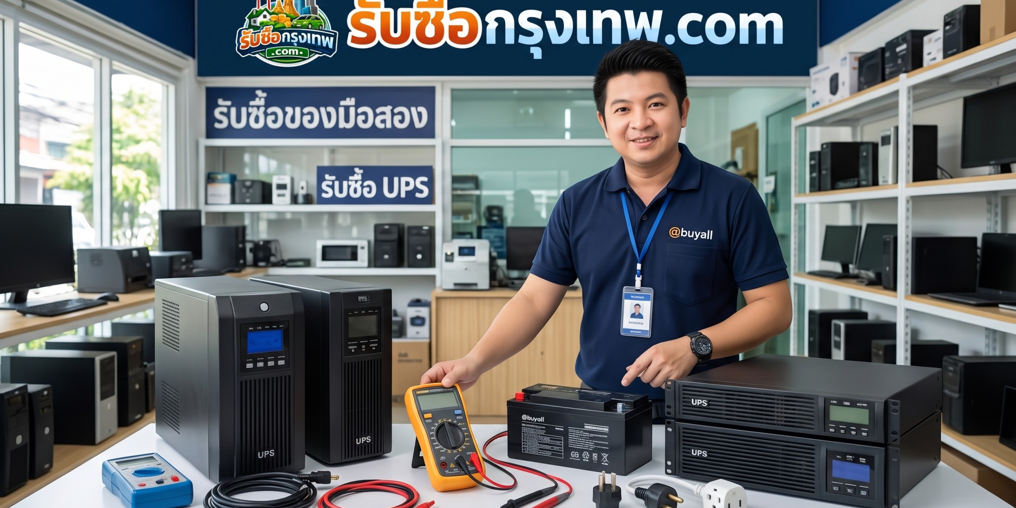 การตรวจสอบสภาพ UPS อายุแบตเตอรี่ และระบบสำรองไฟก่อนส่งต่อ