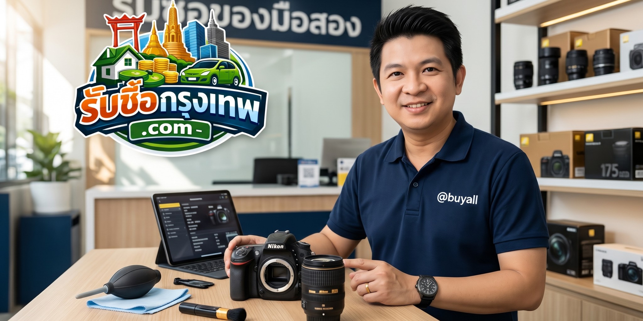 การตรวจสอบสภาพกล้อง Nikon และเลนส์ NIKKOR เตรียมพร้อมก่อนส่งต่อ