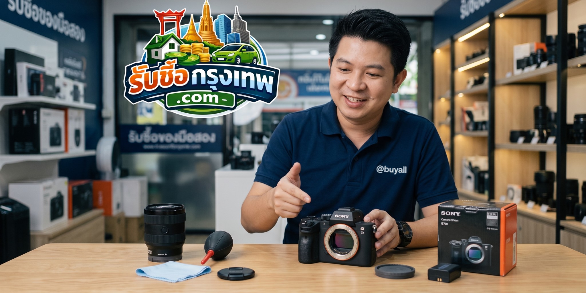 การตรวจเช็กกล้อง Sony สภาพเซนเซอร์ จำนวนชัตเตอร์ และอุปกรณ์เสริมก่อนขาย